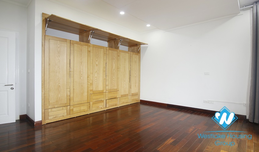 Charming villa with green garden for rent in Ciputra, Tay Ho, Hanoi